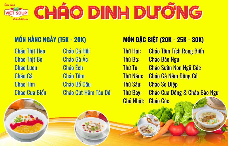 Cháo Nóng Dinh Dưỡng Việt Soup