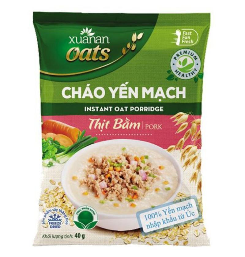 Cháo yến mạch thịt bằm