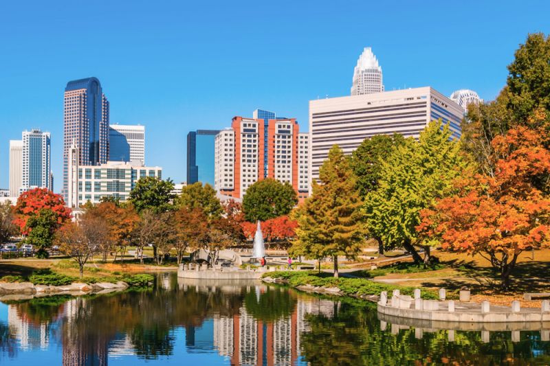 Charlotte là trung tâm tài chính lớn thứ 2 của nước Mỹ