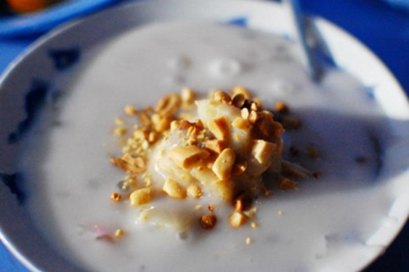 Chè chuối nướng