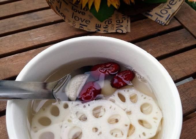 Chè củ năng củ sen đậu xanh