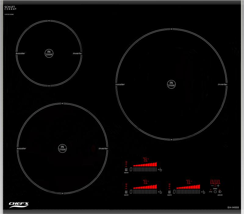 Bếp Điện Từ Đôi Chefs RHIH555