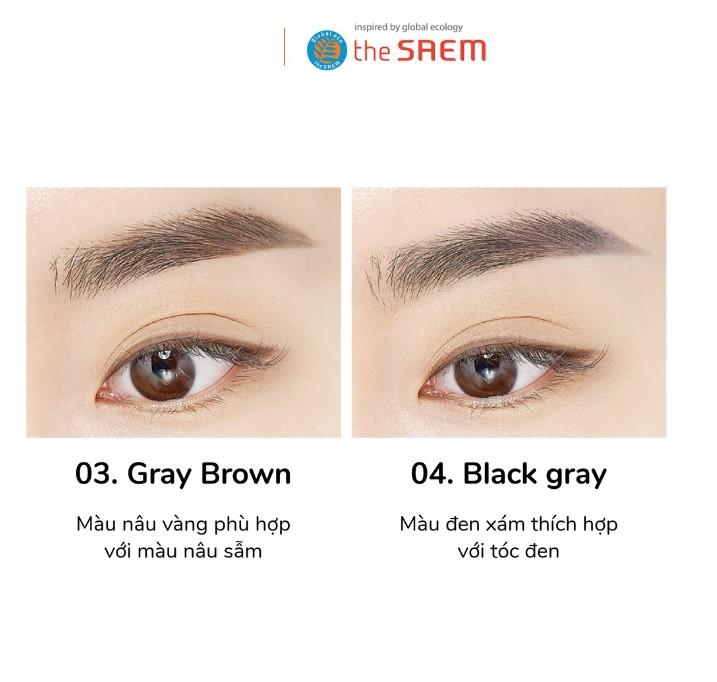 Chì kẻ mày ngang 2 đầu The Saem Saemmul Artlook Eyebrow