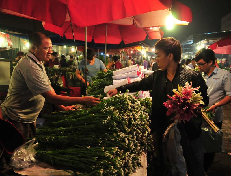 Chợ hoa Tây Tựu