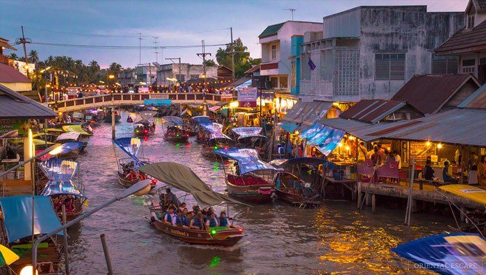 Chợ nổi Amphawa Bangkok - Thái Lan