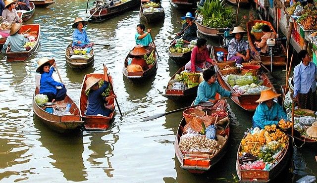 Chợ nổi An Hữu – Cái Bè (Tiền Giang)