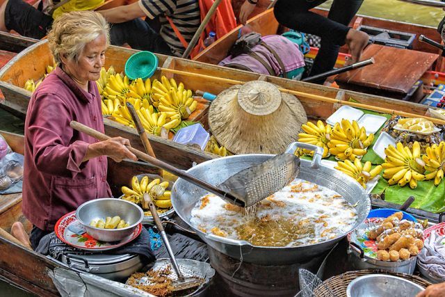 Chợ nổi Bang Khu Wiang, Thái Lan