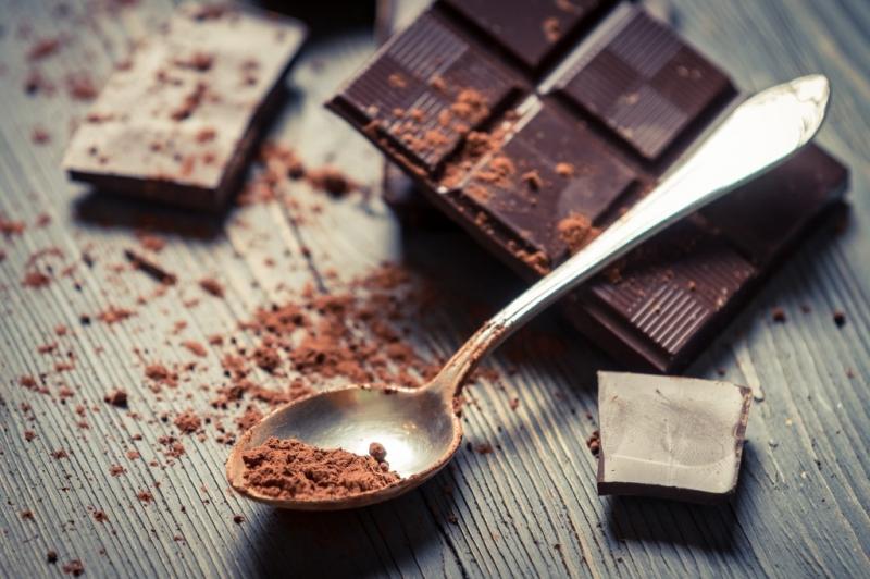 Chocolate đắng với cacao nguyên chất