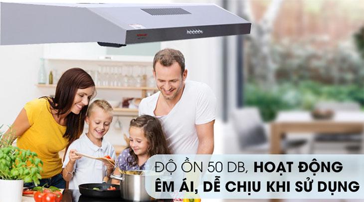 Chọn mua máy hút mùi có độ ồn ở mức vừa phải