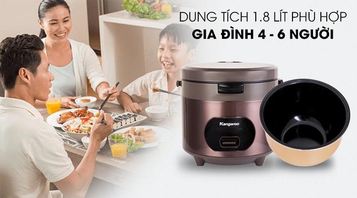 Chọn mua nồi có dung tích phù hợp thành viên gia đình