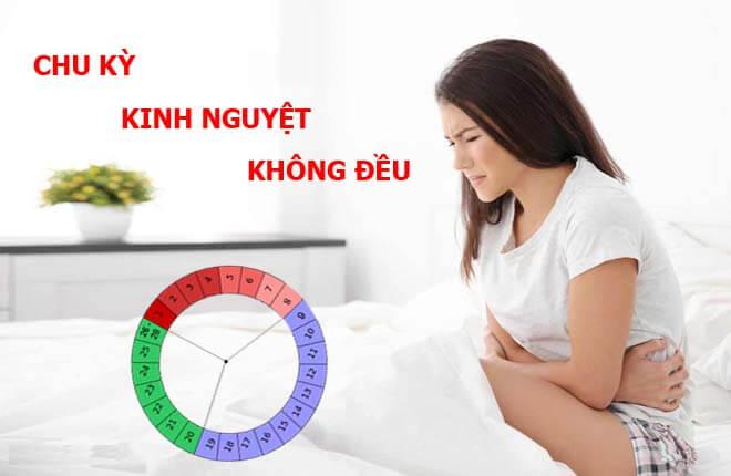 Chu kỳ kinh nguyệt không đều