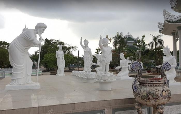 Chùa Bạch Liên - ngôi chùa có vườn tượng Phật lộ thiên lớn nhất Việt Nam