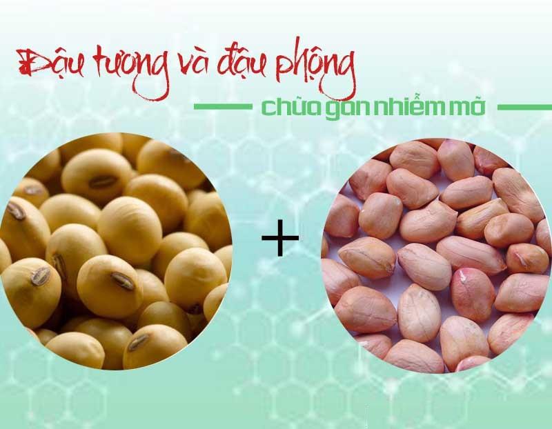 Chữa bệnh gan nhiễm mỡ bằng đậu tương