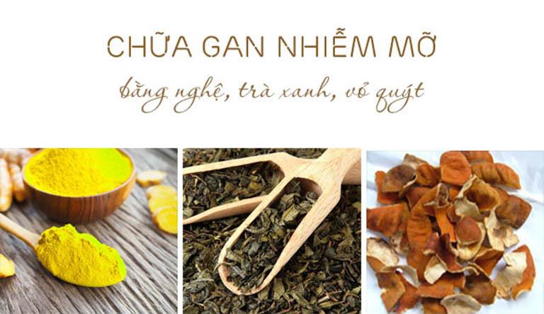 Dùng nghệ chữa gan nhiễm mỡ hiệu quả