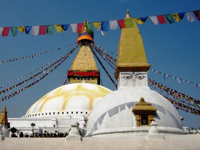 Đại Bảo tháp Boudhanath taik Nepan