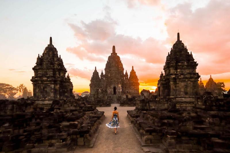 Chùa Prambanan ở Indonesia