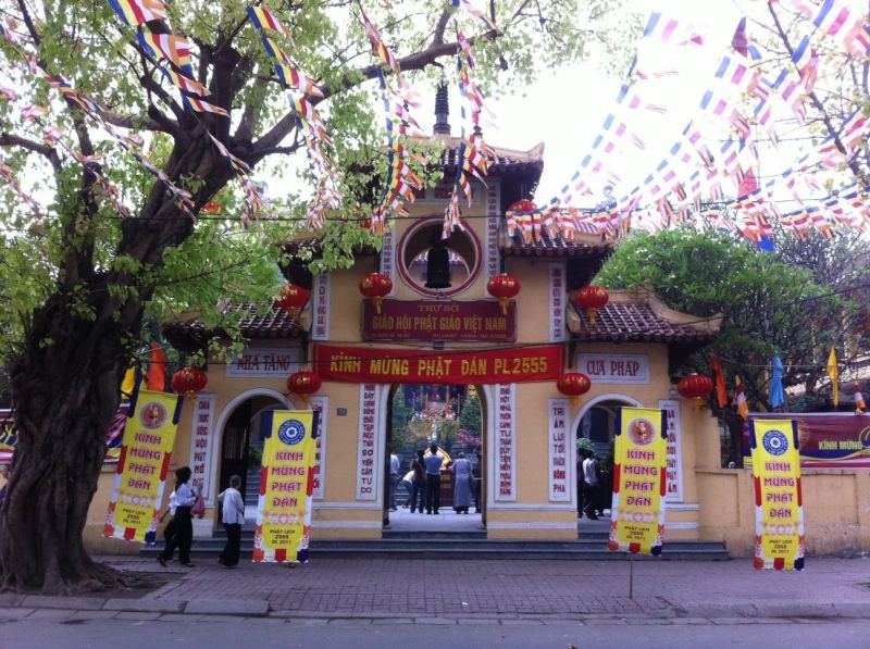 Toàn cảnh chùa Quán Sứ-Hà Nội dịp Đại lễ Phật Đản