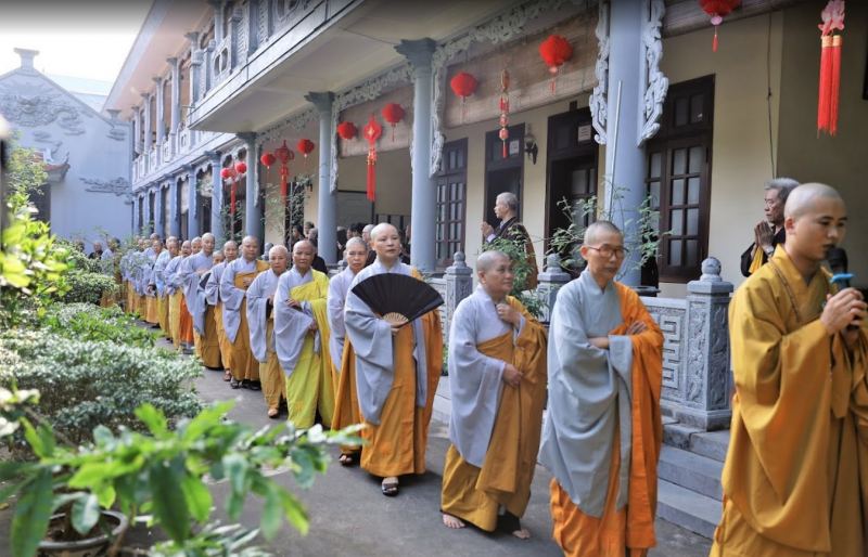 ﻿﻿Chùa Thánh Ân là nơi tu học và là nơi chiêm bái cho đông đảo tăng ni trong tỉnh Nam Định