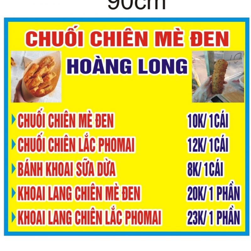 Chuối chiên mè đen Hoàng Long