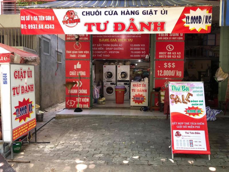 Chuỗi cửa hàng GIẶT ỦI TƯ ĐẢNH