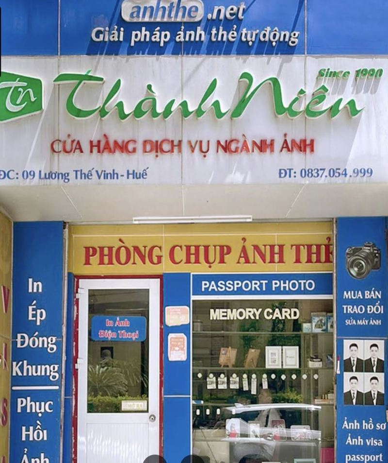 Chụp ảnh thẻ Thành Niên