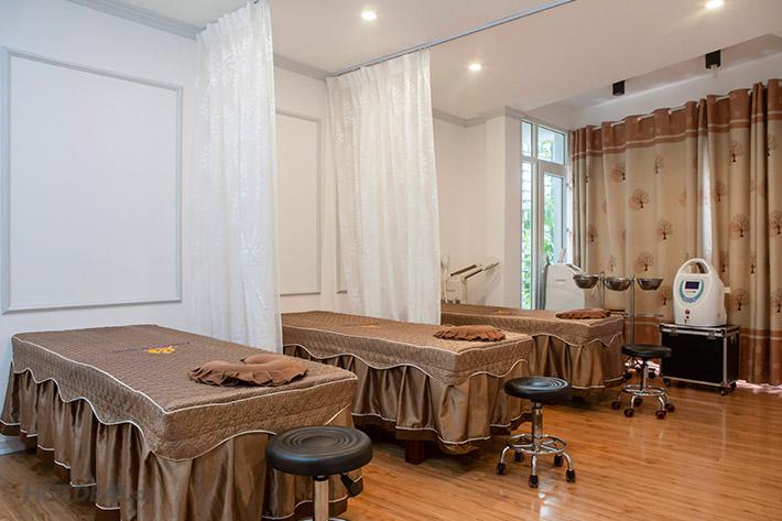 Khu vực gội đầu tại CIAO Spa