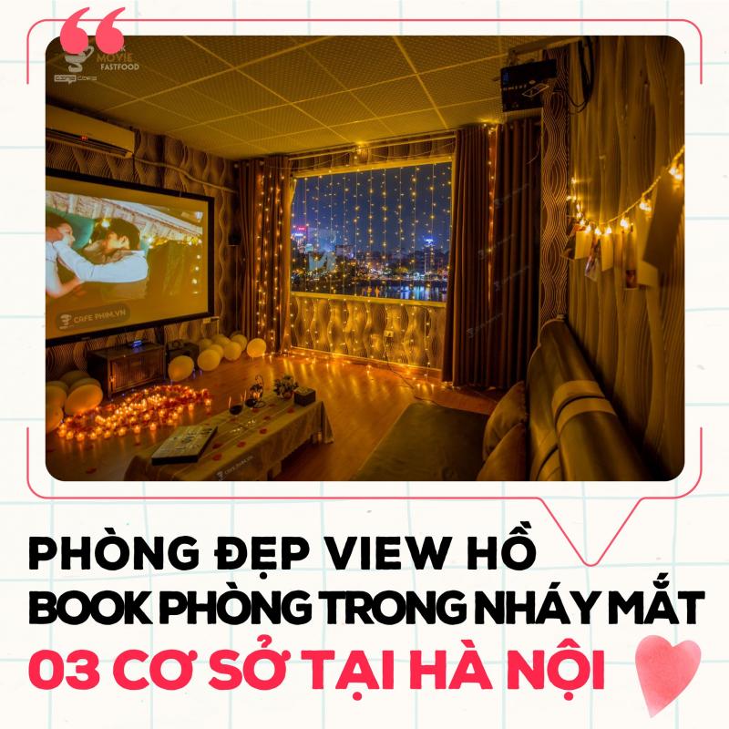 Dịch vụ set up cầu hôn tại  CINE CAFE - Cafe Phim HD/3D