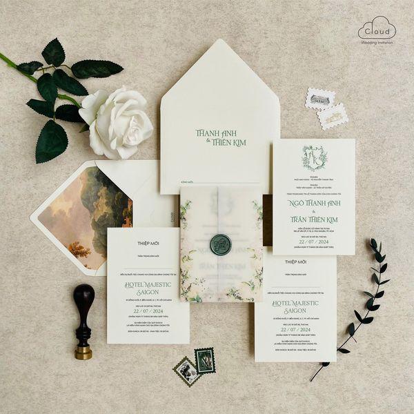 Cloud Wedding Invitation - Thiệp Cưới