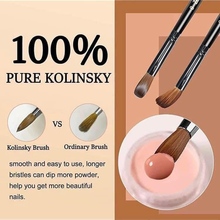 Cọ đắp bột Kolinsky Germany