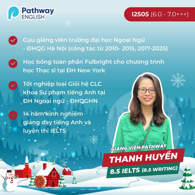 Cô Hoàng Thị Thanh Huyền - Giảng viên của Pathway English