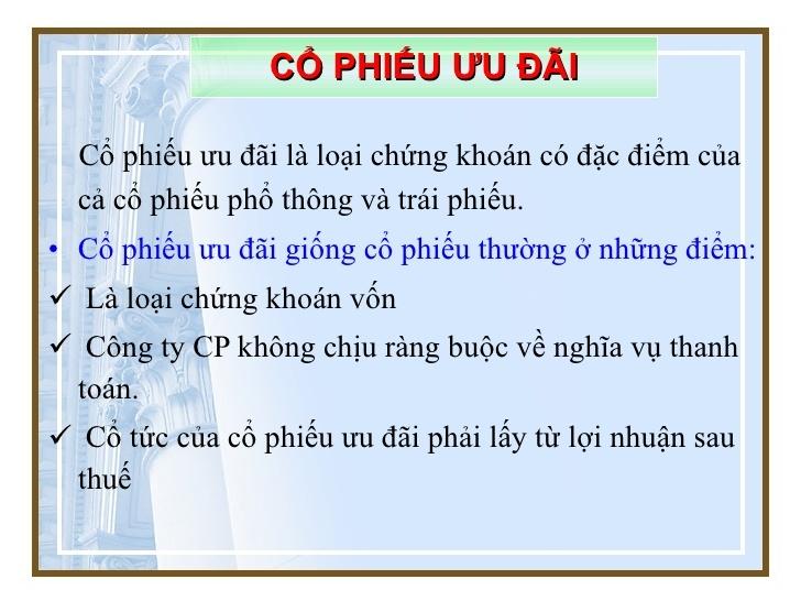 Cổ phiếu ưu đãi