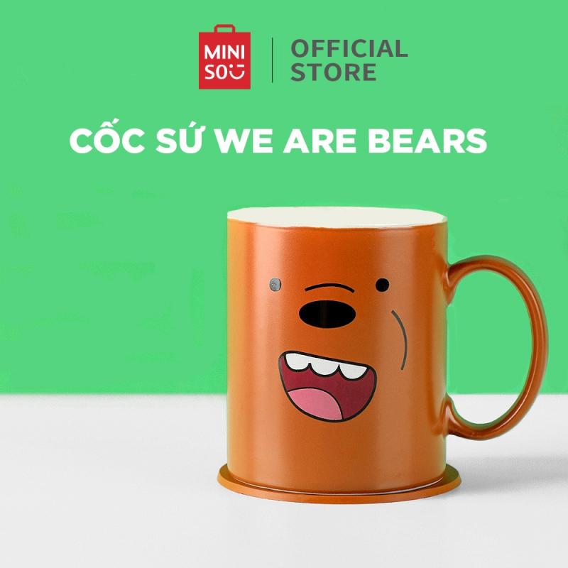 Cốc gốm Miniso gia đình gấu 300g