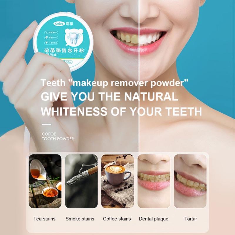 Cofoe bột đánh răng tẩy trắng Toothpowder