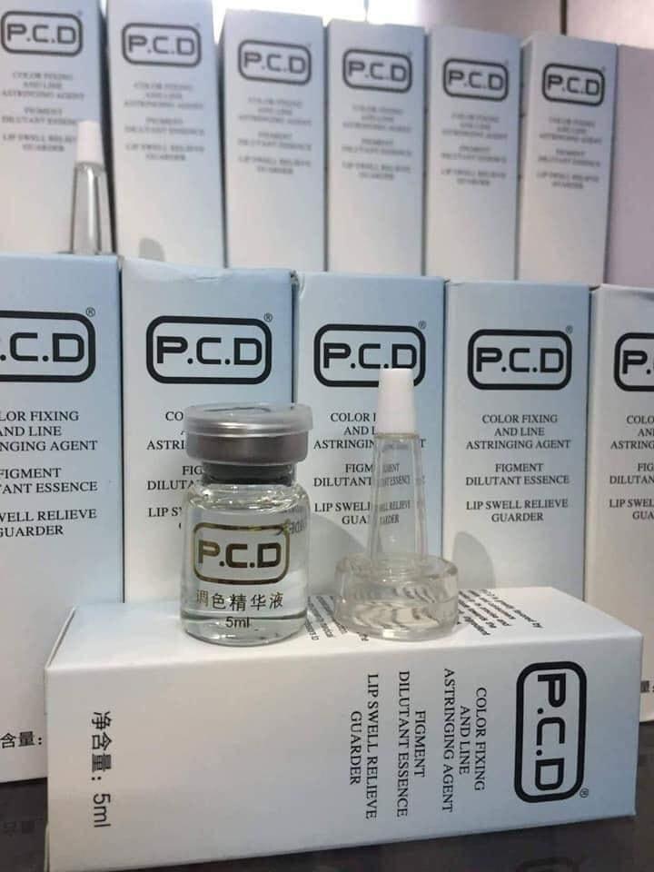 Phủ bóng collagen PCD được dùng phủ bóng giúp cho môi dễ dàng bong ra sẽ không bị khô, không bị nhăn 5ml