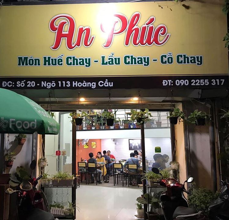 Nhà hàng đồ chay ngon nhất quận Đống Đa, Hà Nội