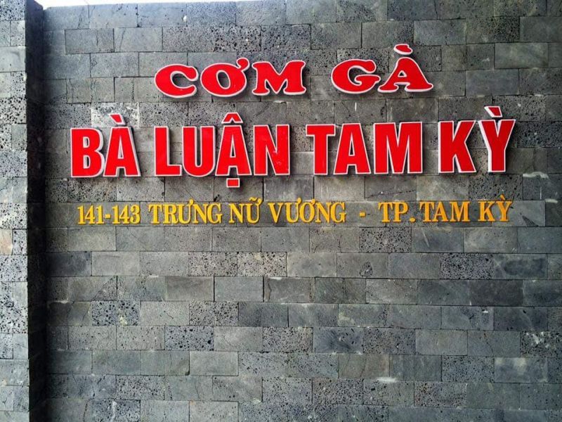 Quán ăn xong là nhớ ở Tam Kỳ, Quảng Nam