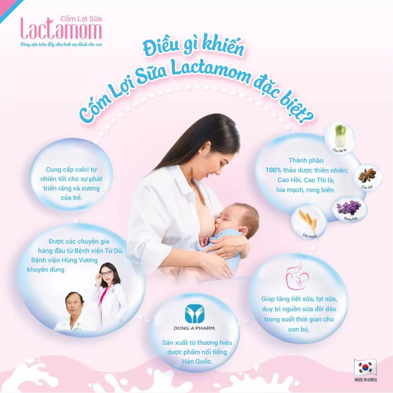 Cốm Lợi Sữa Lactamom