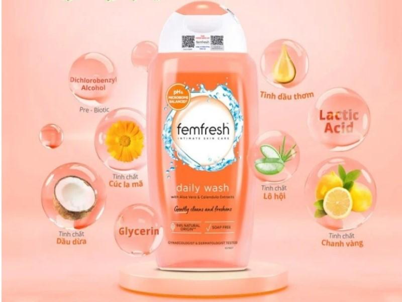 Combo 2 sản phẩm chăm sóc vùng kín hằng ngày cao cấp Femfresh