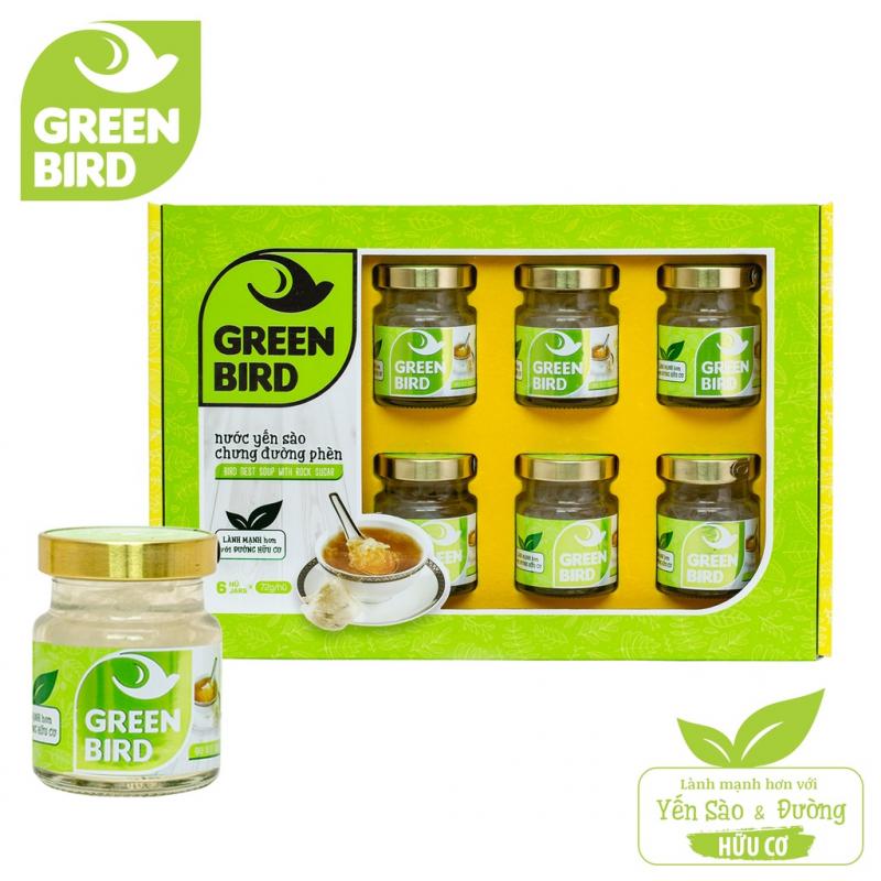 Nước ﻿yến sào chưng đường phèn Green Bird - Nutrinest