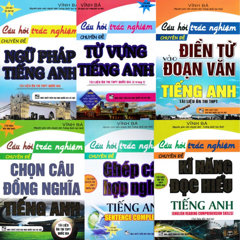 Combo câu hỏi trắc nghiệm tiếng Anh - Vĩnh Bá