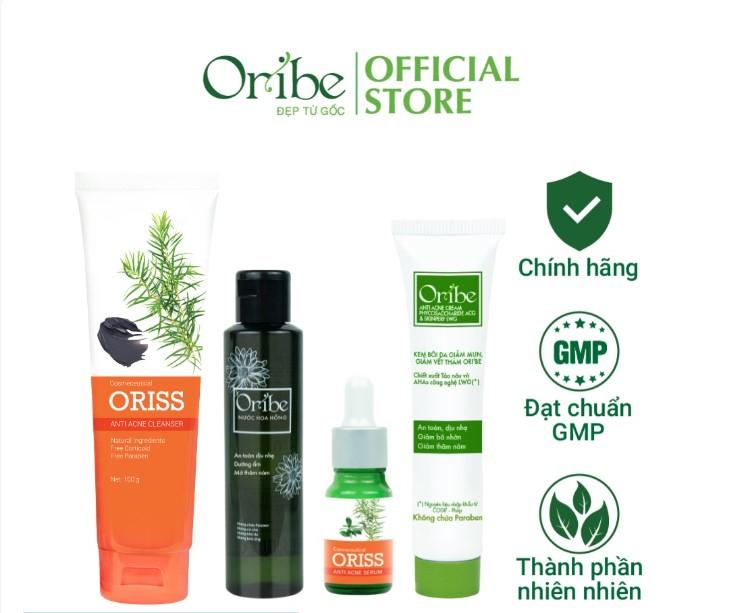 Combo chăm sóc da mụn chuyên sâu Oribe