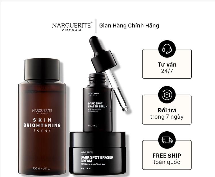 Combo giảm nám tàn nhang Narguerite Dark Spot Eraser