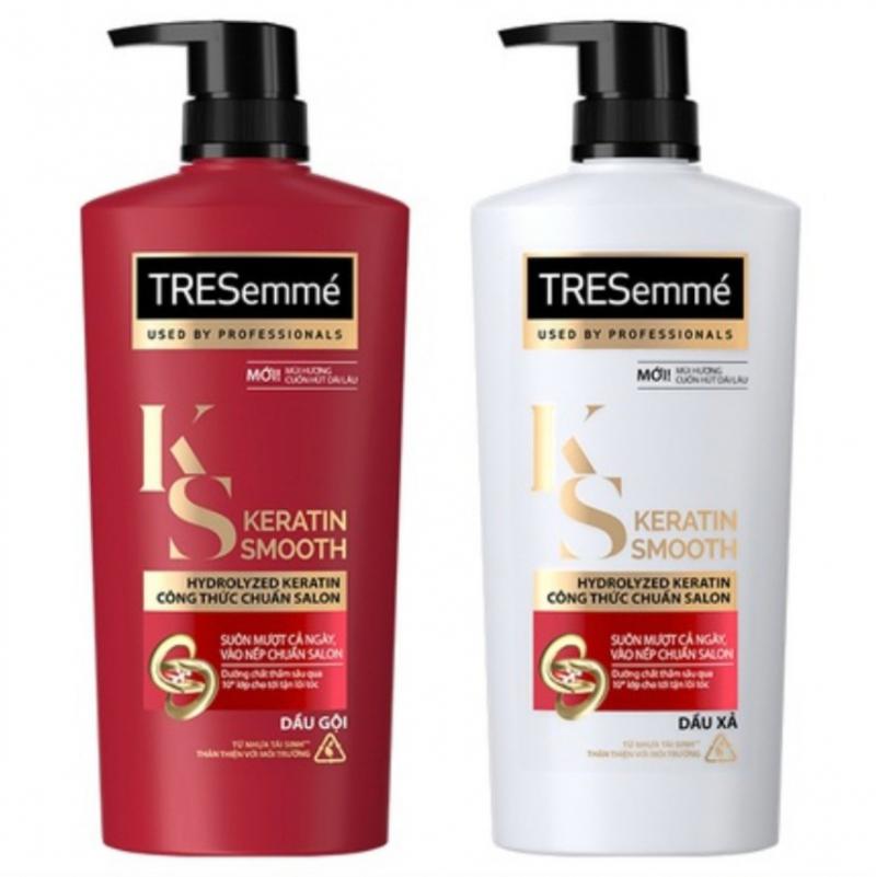 Combo gội & xả TreSemmé Keratin Smooth