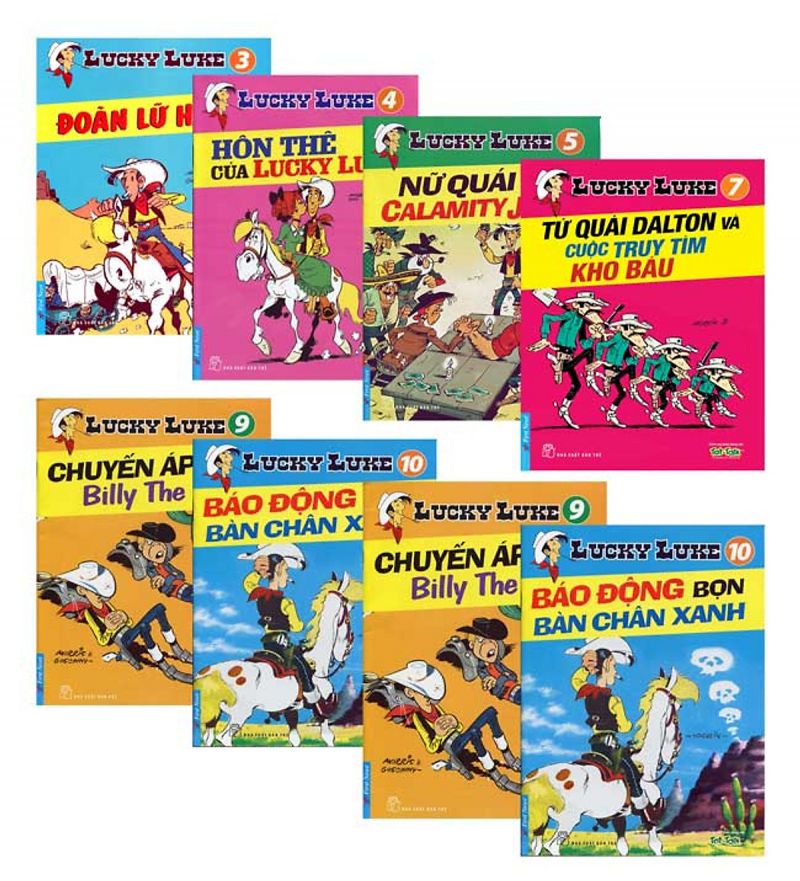 Combo Lucky Luke - Bộ 4 Tập (Số Ngẫu hiên)