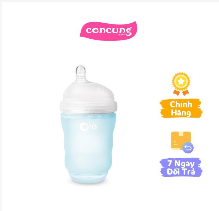 Bình sữa Olababy 240ml - Xanh dương được bán trên Con Cưng Official Store