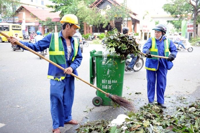 Công nhân vệ sinh môi trường