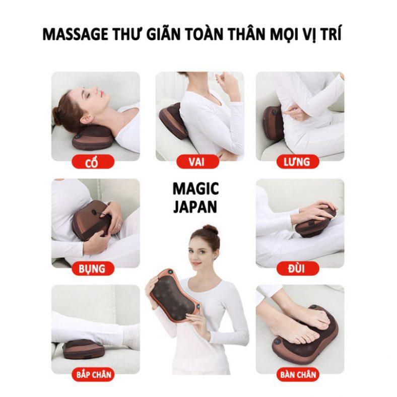 Dùng gối massage như thế nào hiệu quả nhất ?﻿