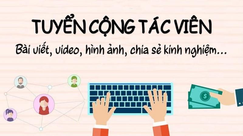 Công tác viên viết bài là một trong những công việc cũng được các bạn sinh viên chọn nhiều.