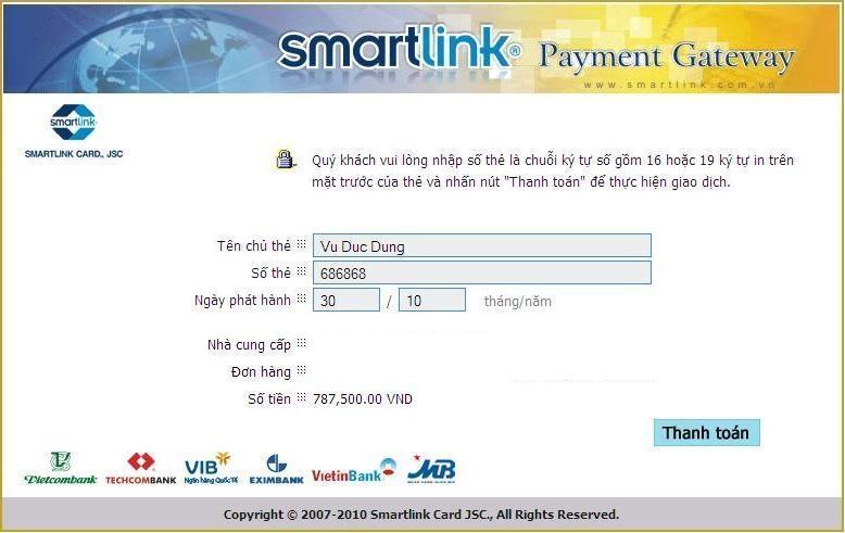 Cổng thanh toán Smartlink