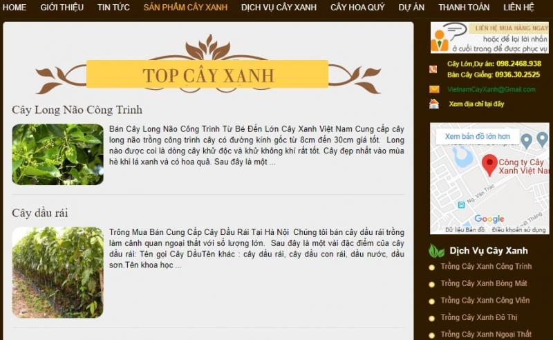 Công ty cây xanh Việt Nam